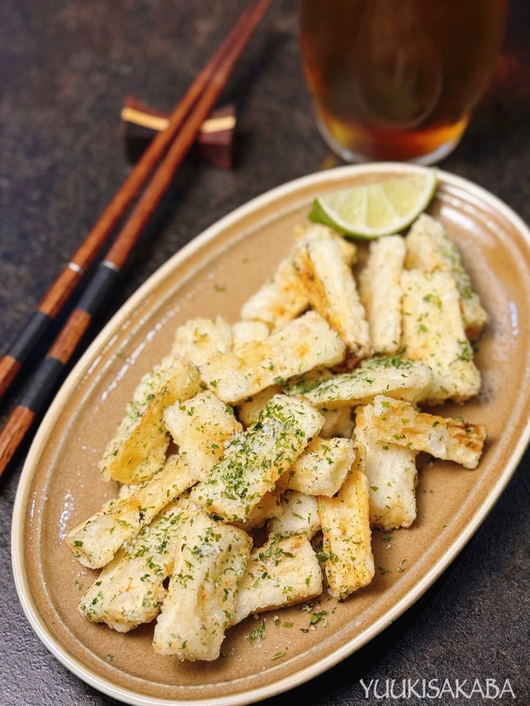 長芋 青のり 片栗粉TikTok