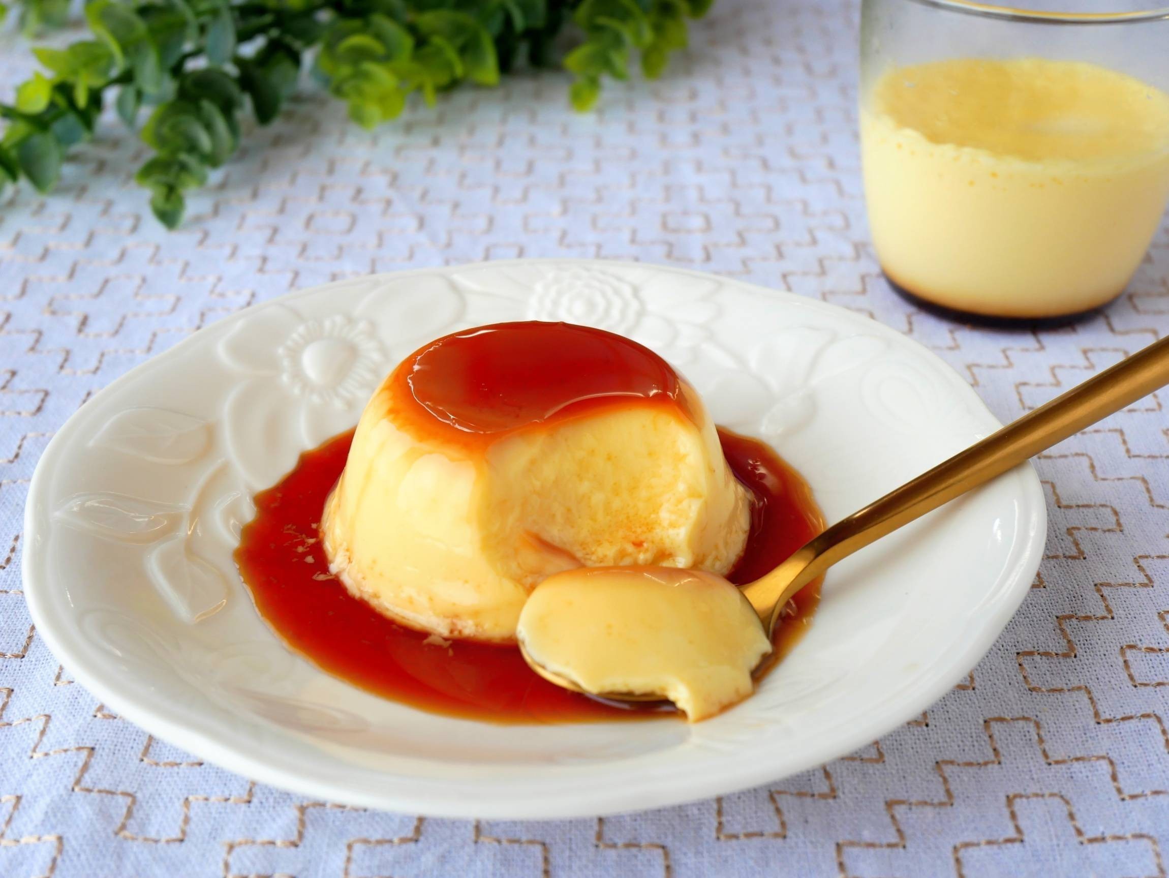 オーブンで簡単❤️ココット型で手作りプリン8個