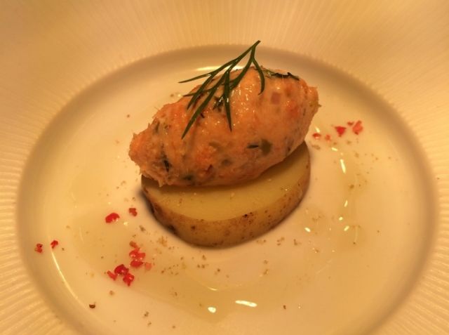 サーモンのリエット