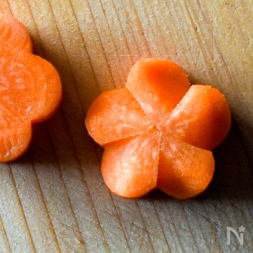 にんじんの星形の切り方レシピティファール公式サイト