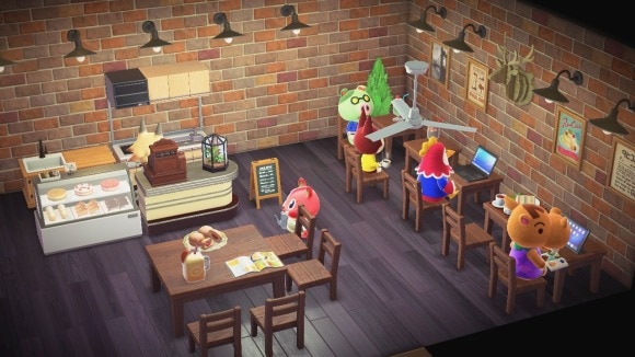 zoooキャビアのシーフードレストラン🦞 💭島もハピパラも初期なので使える家具が少なく悪戦苦闘してます💭-------------------------animalcrossingacnhあつまれどうぶつの森あつ森写真部どうぶつの森あつ森Instagram