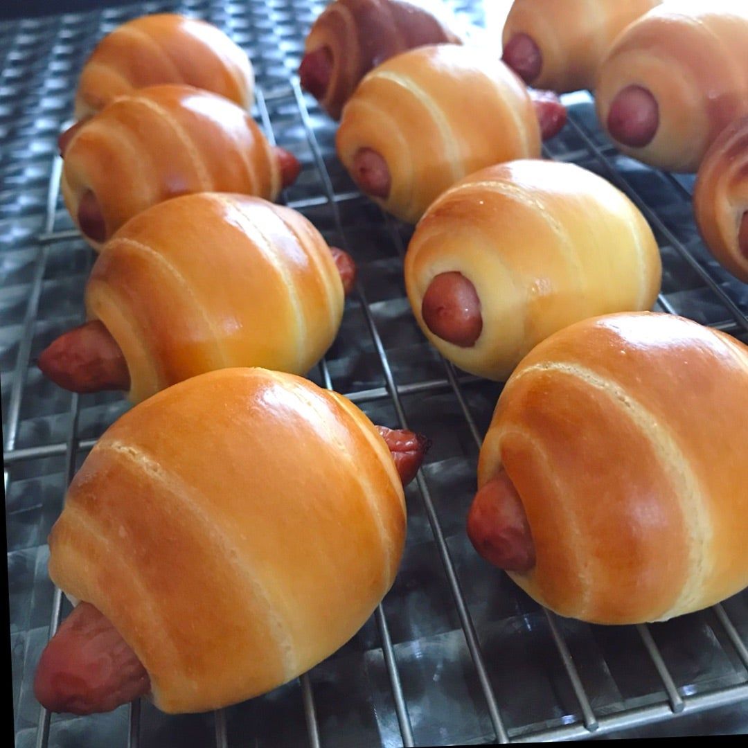 ウインナーパンの成形４種♪ どれが一番好き？ - ふぁそらキッチン