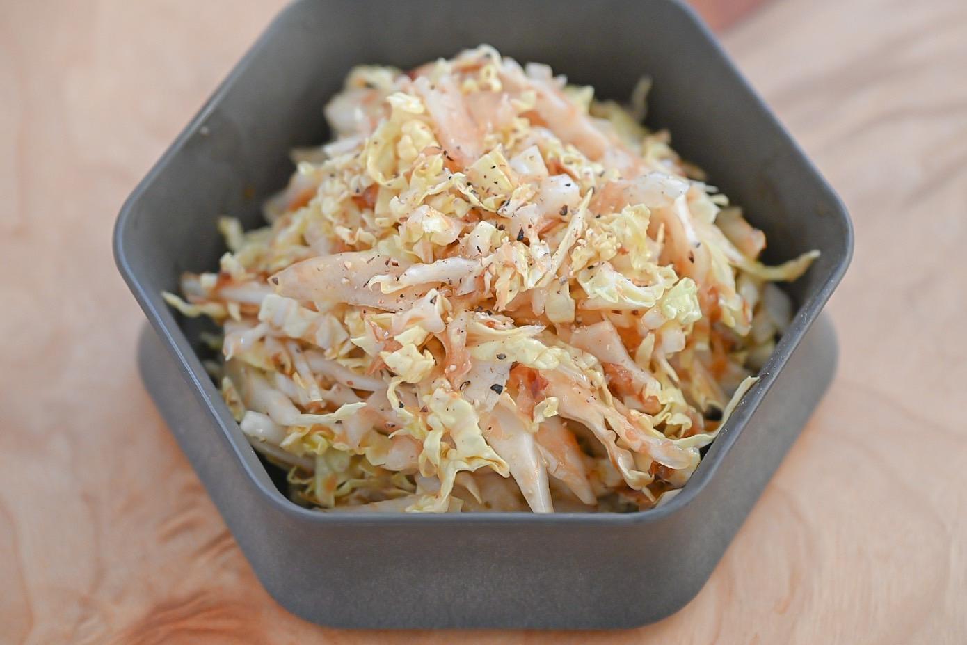 白菜とベーコンの洋風マヨサラダ