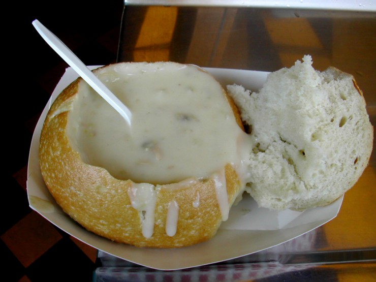 サンフランシスコウエディング フィッシャーマンズワーフ名物のクラムチャウダーを食べにアラカンだって、好きなことしたい