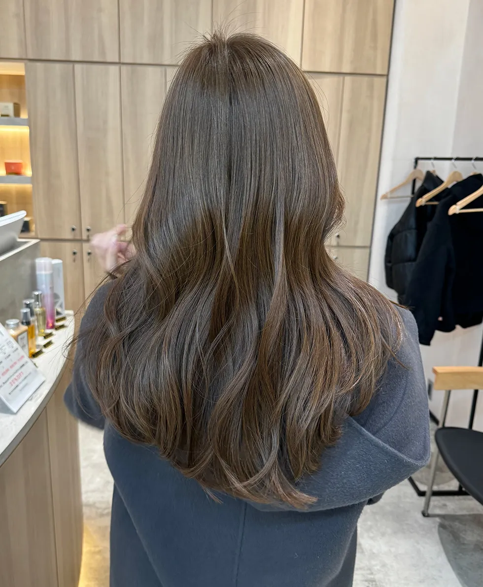 ブリーチ無しのミルクティーベージュの作り方