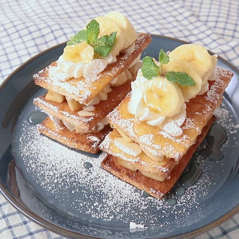 台湾で話題! ミルフィーユ食パンのレシピお菓子・パン材料・ラッピングの通販 cotta*コッタ