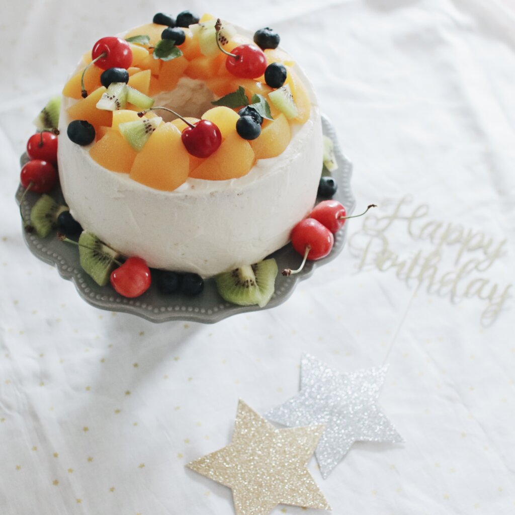 ケーキフルーツ盛り付けコツ