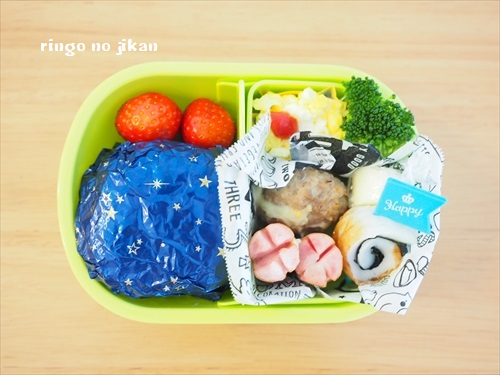 アルミホイルでおにぎりラップ