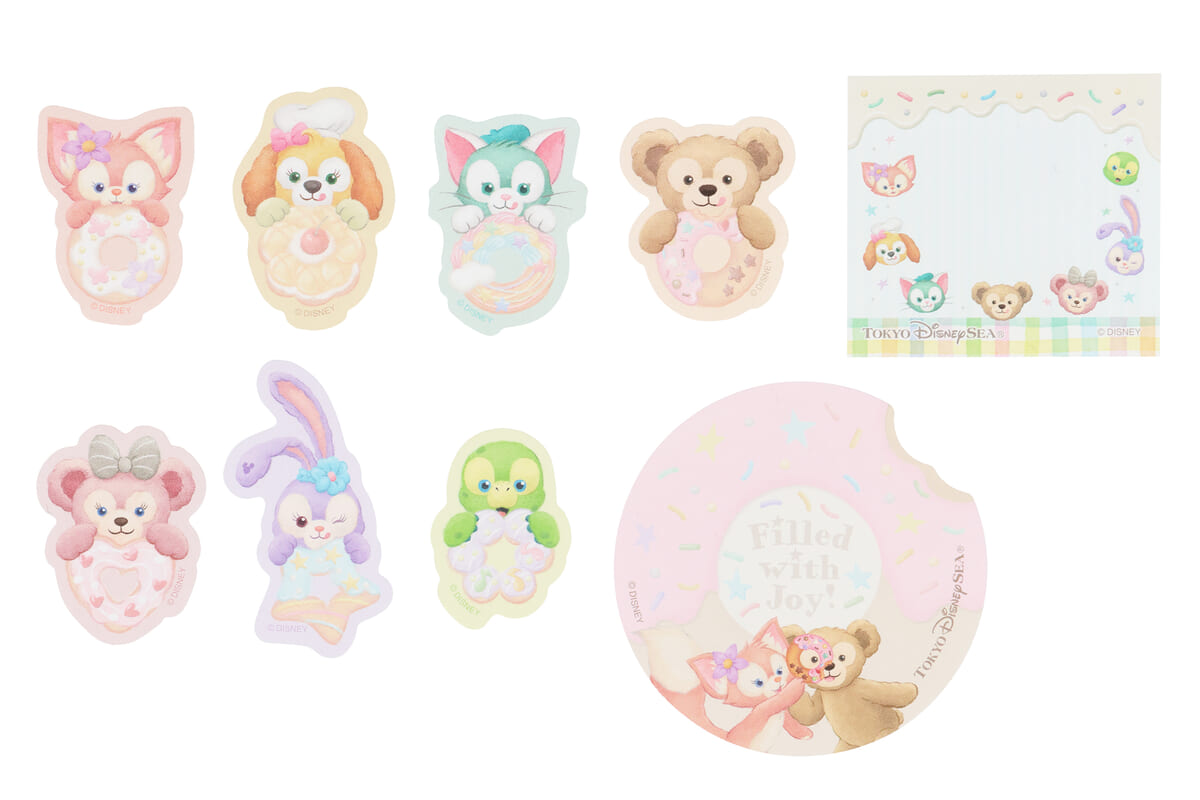 ディズニーシー フィルドウィズジョイ リーナベル ぬいぐるみバッジ ドーナツ