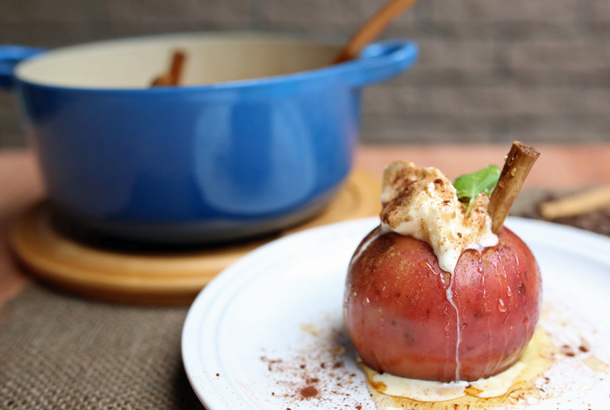 圧力鍋＆オーブントースターで焼きりんご