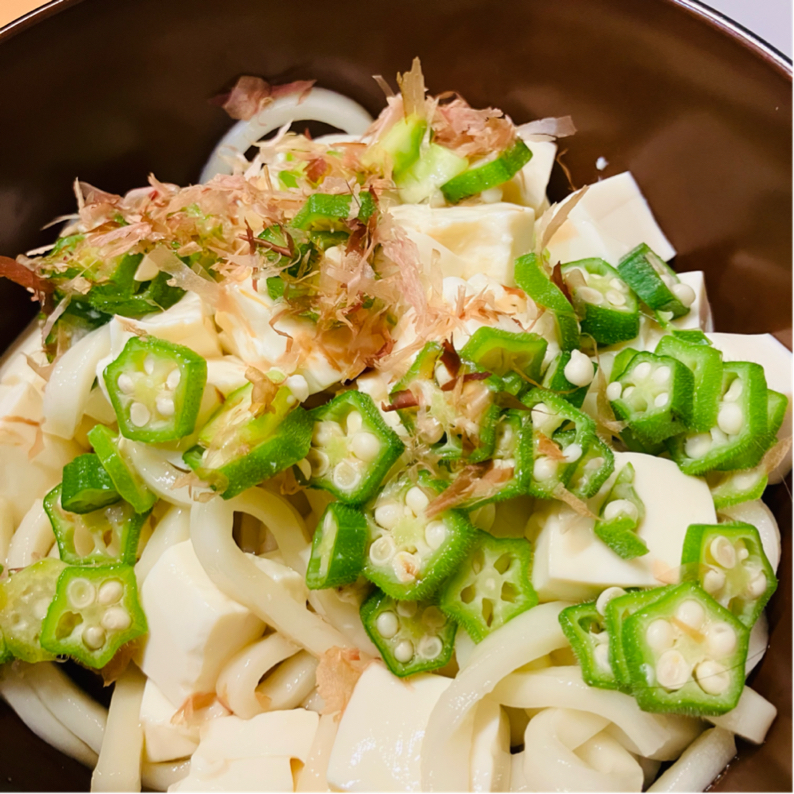 包丁いらず!卵と豆腐のあんかけうどん