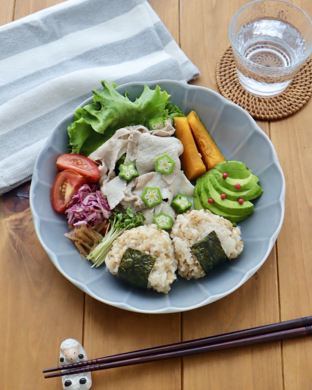 おにぎり朝ご飯 @chieko_tanabe_Snapdish スナップディッシュID:yaveja