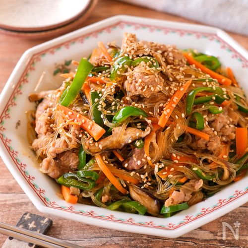 焼肉のたれで簡単♪ 簡単はるさめチャプチェ