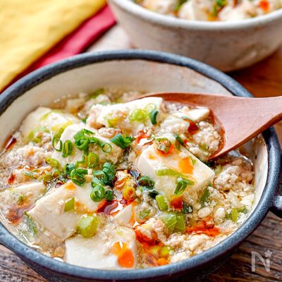 レンジで3分超簡単!あったか肉豆腐
