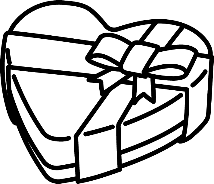 チョコレート バレンタインチョコのイラスト02無料のフリー素材 イラストエイト