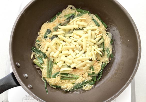 おつまみに そうめんチヂミクラシル