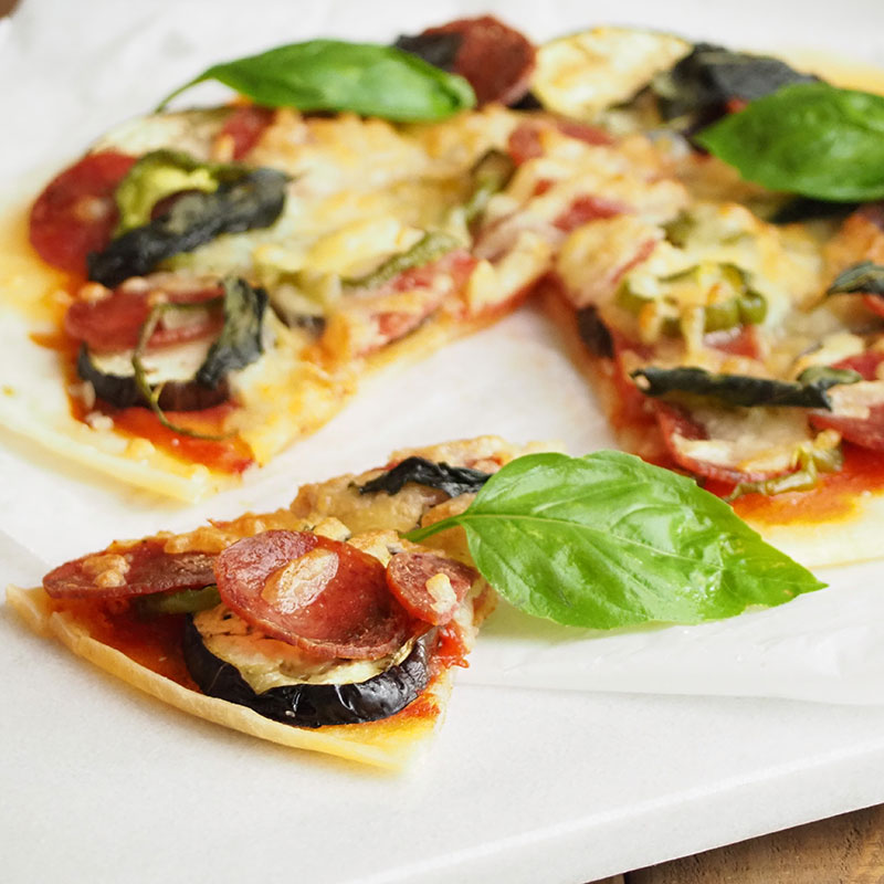 イーストなし！発酵なし！パリパリクリスピーピザ♪