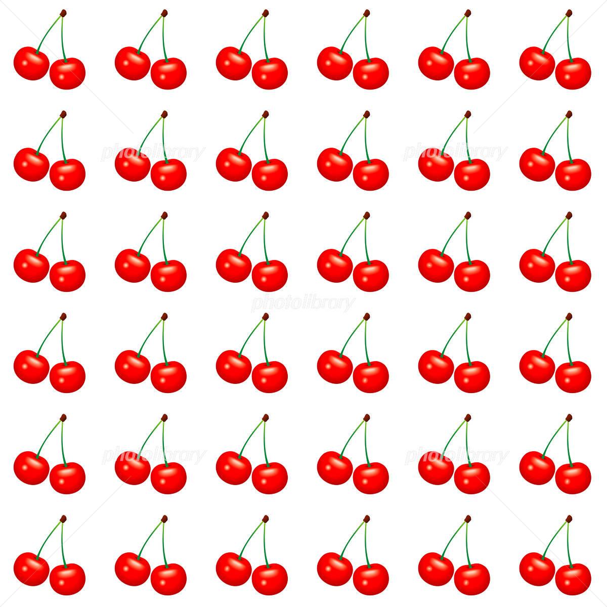 ハートの形をしたサクランボのイラストのイラスト素材116454955- PIXTA