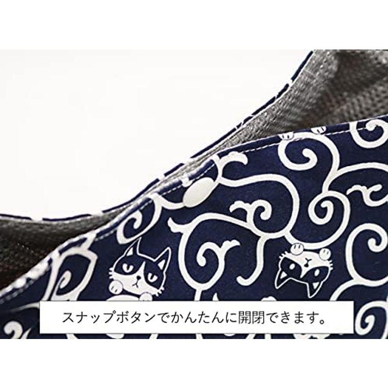 うさ耳が持ち手の弁当袋 結ぶタイプ あづま袋 かわいい うさぎ 赤ストライプ