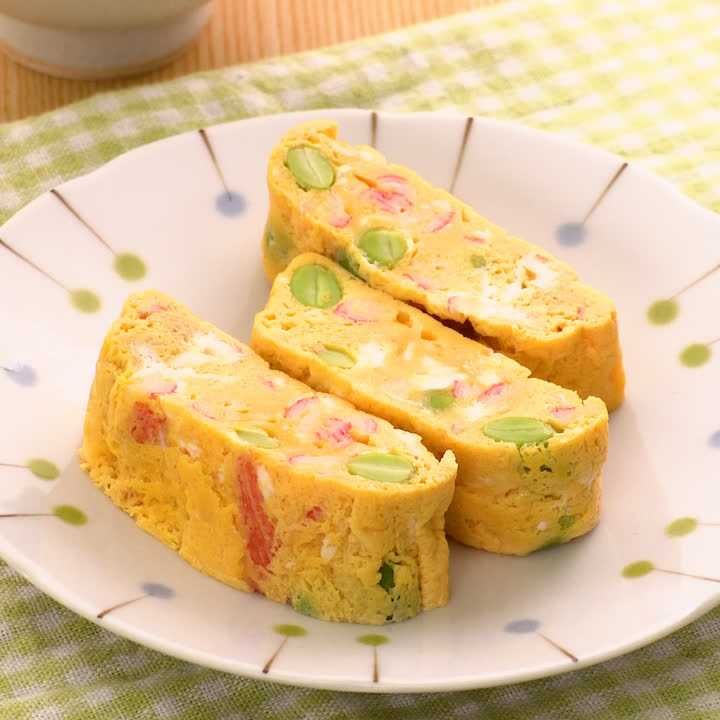 お弁当に♡かに玉風の卵焼き