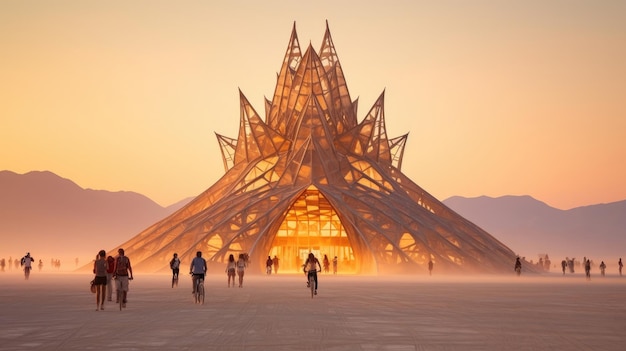 世界最大の乱痴気騒ぎ「バーニングマン=Burning Man」 : 【