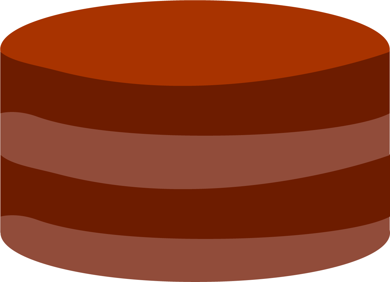 フリーイラストハート型のチョコがのったチョコレートケーキパブリックドメインQ：著作権フリー画像素材集