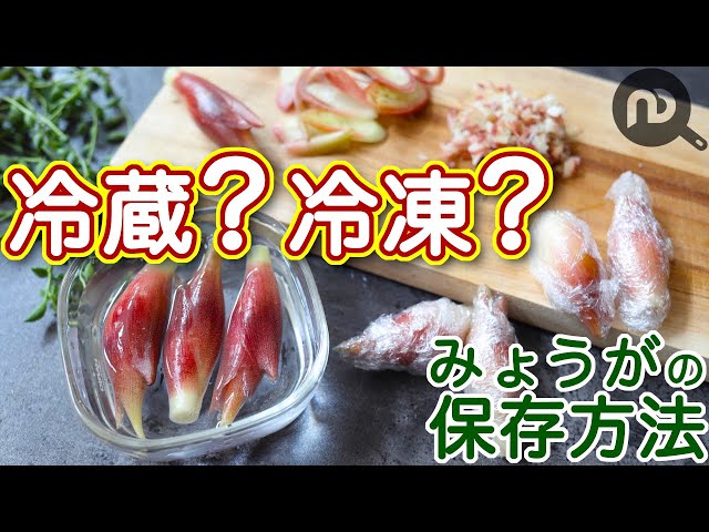 ミョウガ仕事 大量消費と長期保存方法 - 空と花の色