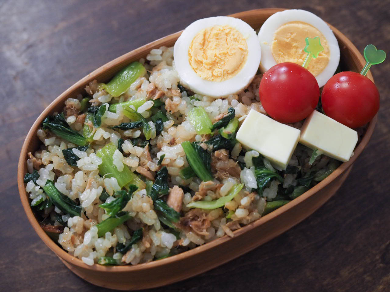 じゃこ小松菜チャーハン