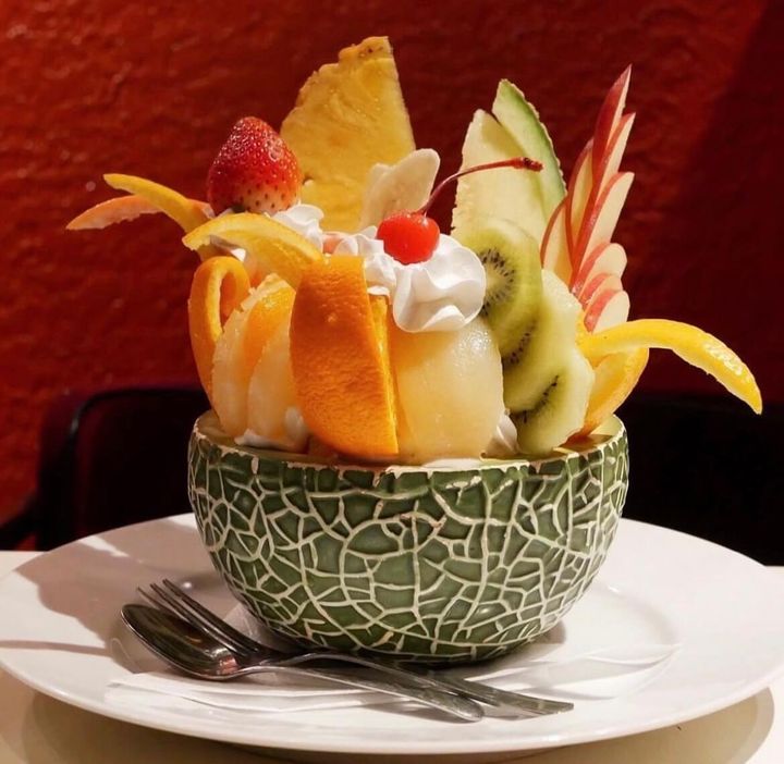 電子レンジで簡単プリンアラモードの作り方