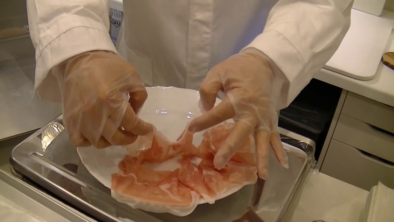 洋梨と生ハムのカプレーゼ