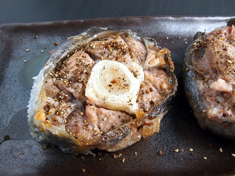 マグロのテールステーキ、完成したのは・。横浜丸魚株式会社