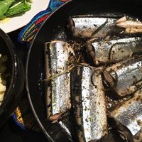 骨までやわらか秋刀魚のコンフィ