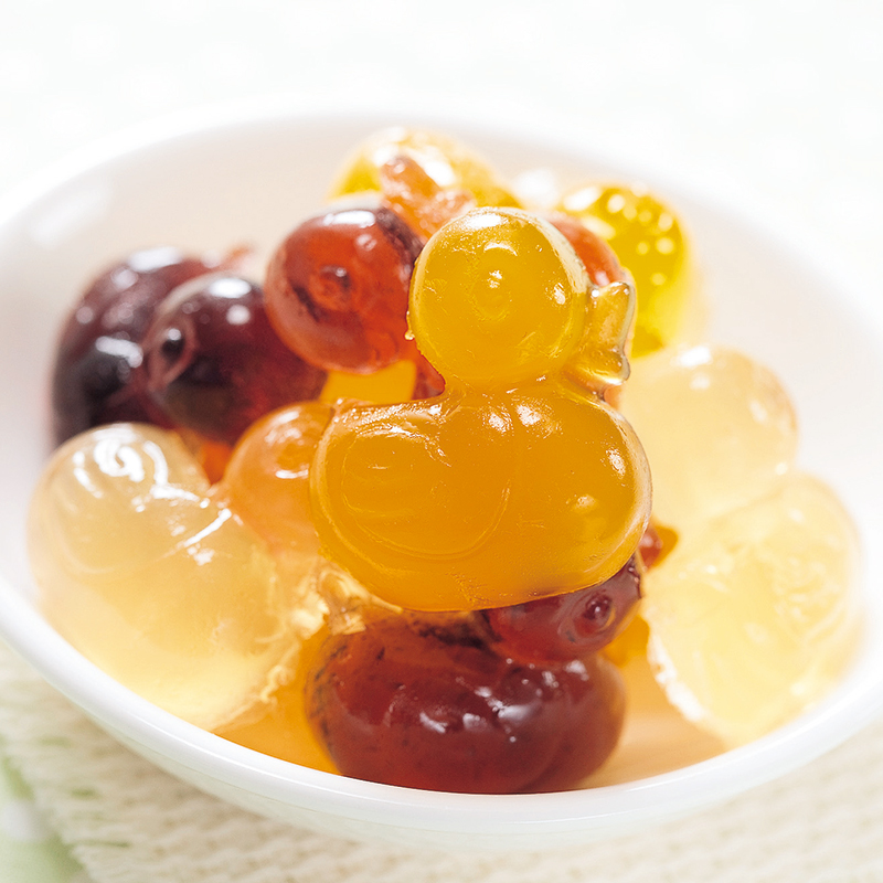 材料3つ 好きなジュースで簡単！美味しいグミ♡