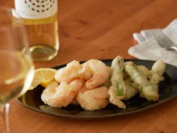 炭酸水でカリフワ！イカのフリット