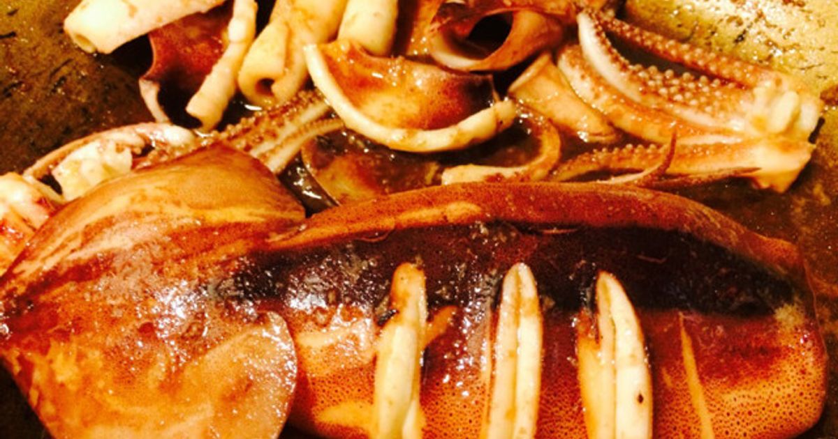 屋台風イカ焼きのつくり方