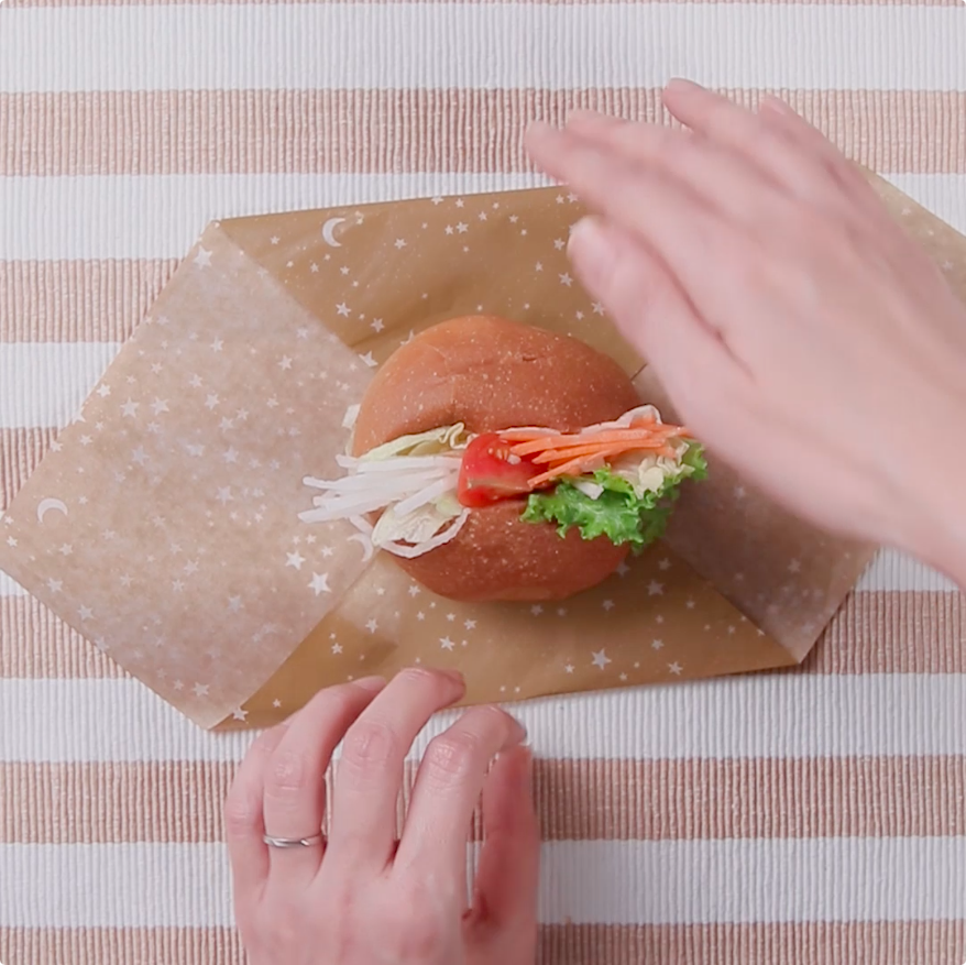 ホットドッグラッピング♪おれんじいろ