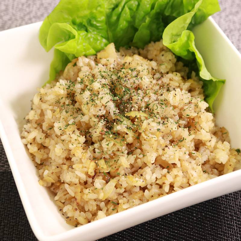 アンチョビガーリック炒飯わくわくレシピ植物のチカラ 日清オイリオ