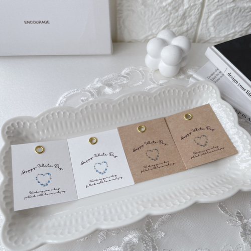 ホワイトデーシール ラッピングシール ギフトシール - メルカリ