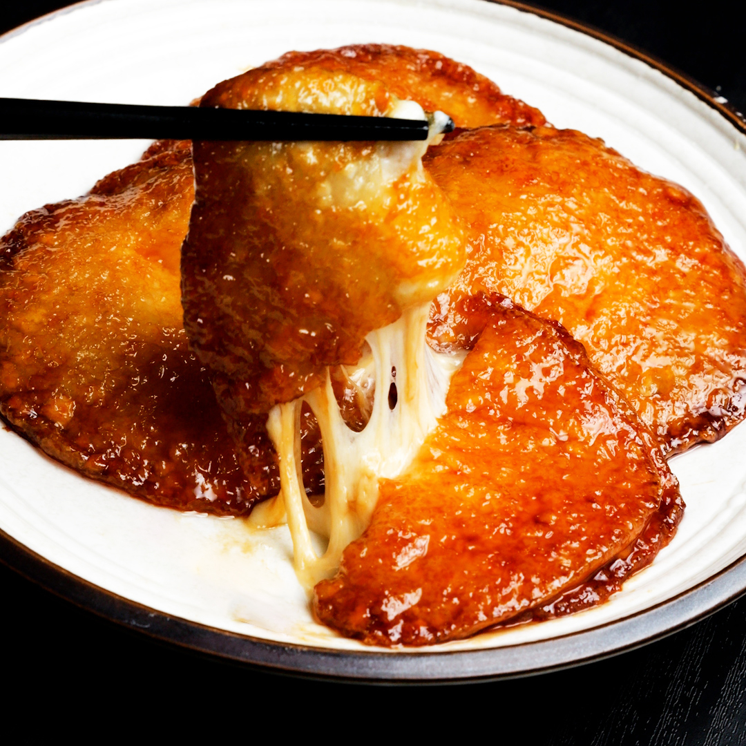 豆腐のコロコロガーリックステーキ