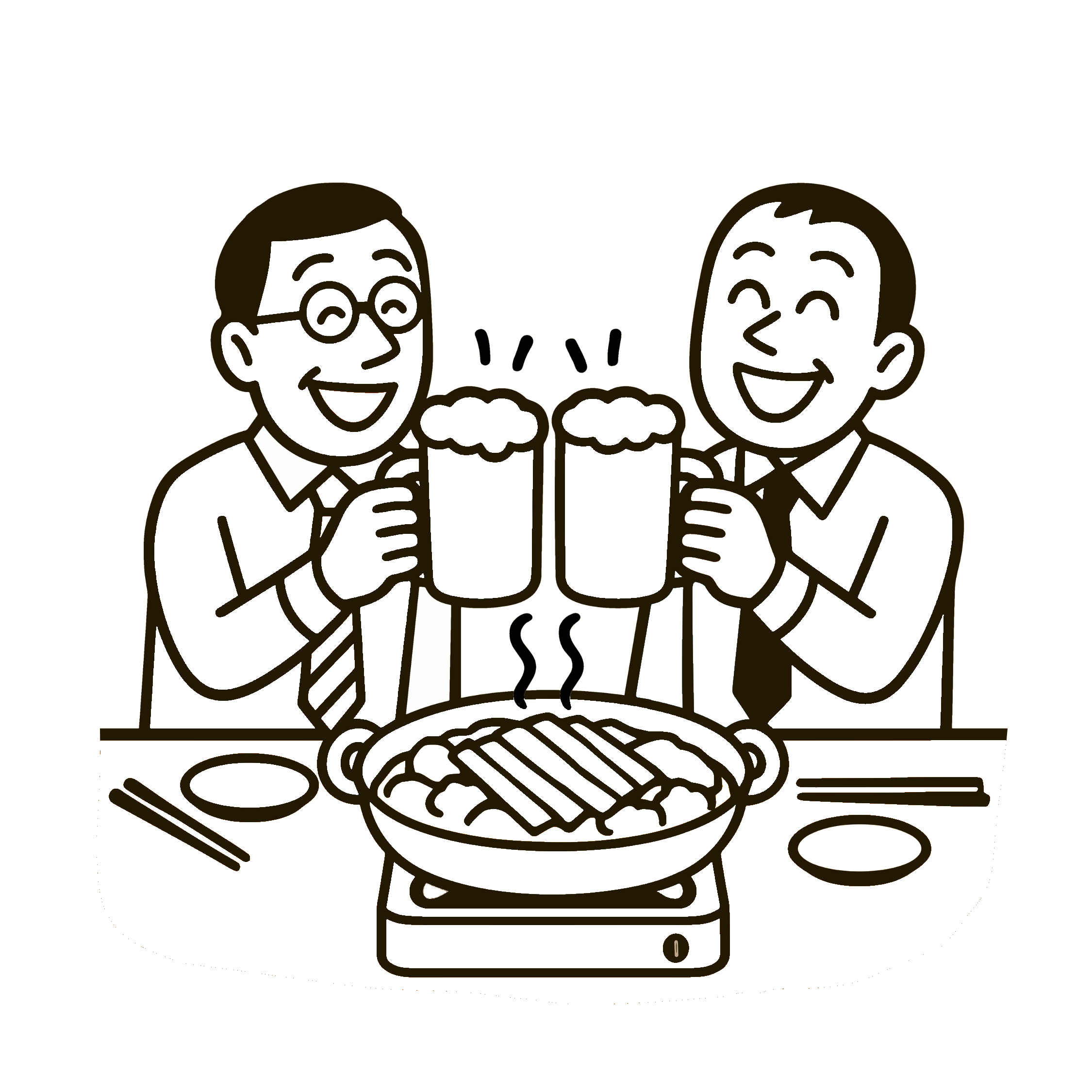 3種の鍋イラスト素材セット - うさねこメモリー - BOOTH