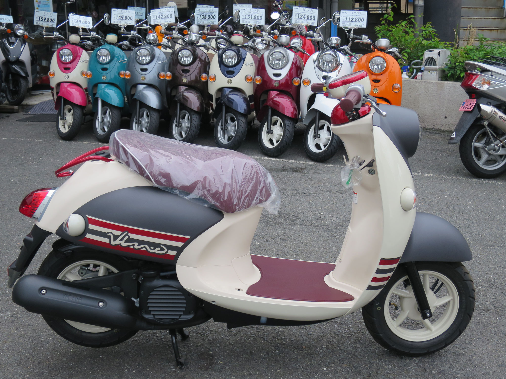 ヤマハビーノ 希少なクリーム色