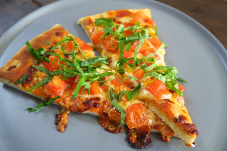 余ったpizza生地ですいとん仕立てのもずくとレタスの冷製パスタ風 : わっぜ美味しい鹿児島としかぷーレシピ