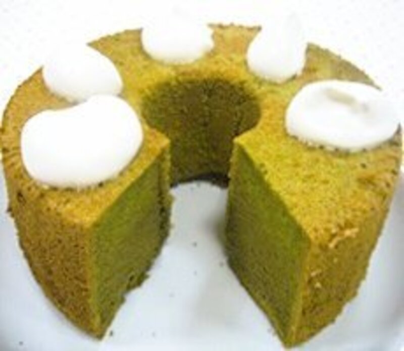 キャラメルクリームのメープルシフォン