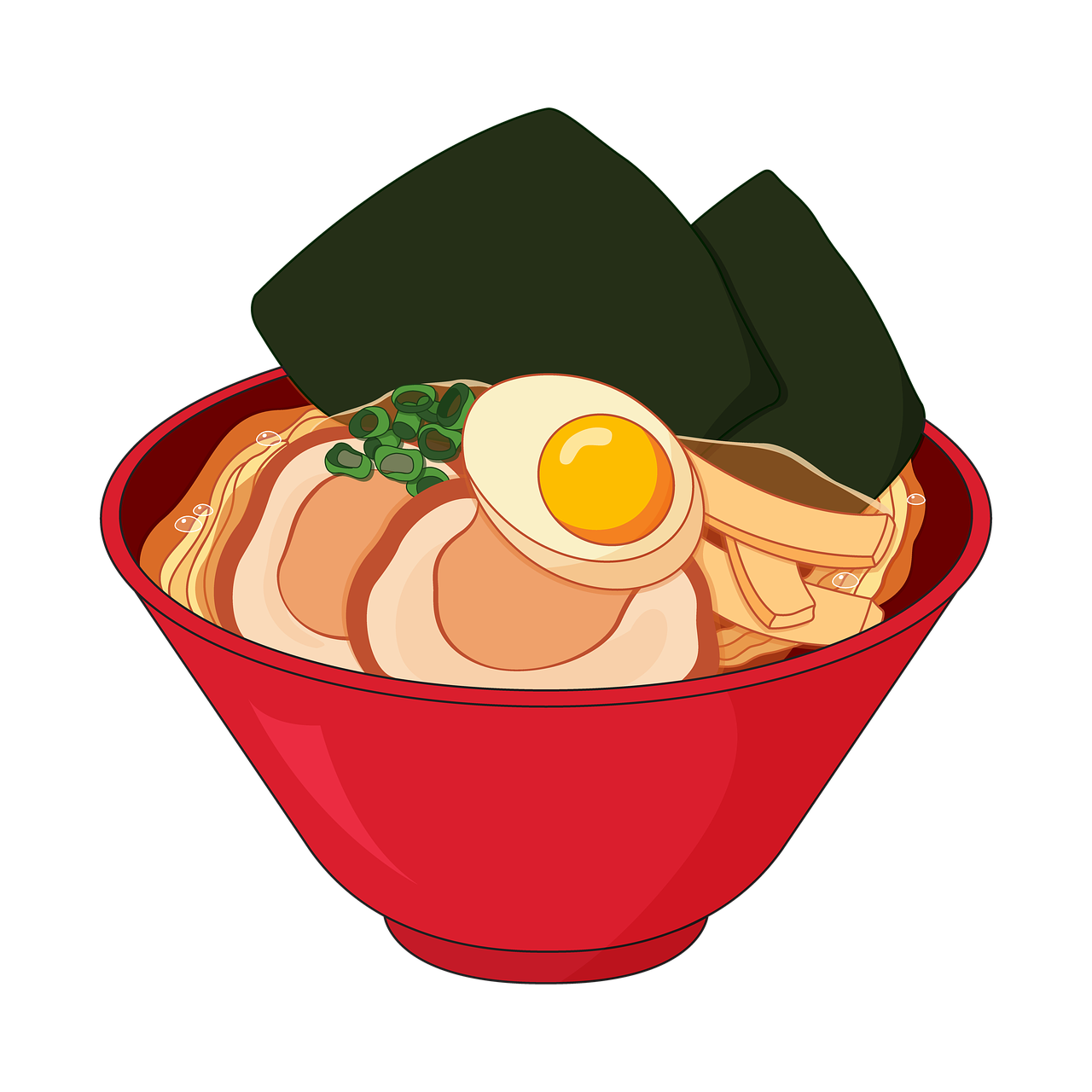 水彩和食麺類イラスト素材透過、PNGフリー画像ダウンロード - Pngtree