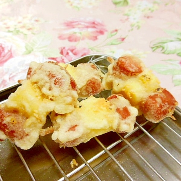 キャンディチーズでキャンディ揚げ