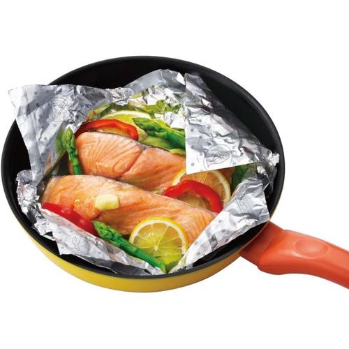 フライパン用ホイル 魚焼きホイル 25cm×6m 1本 - アスクル