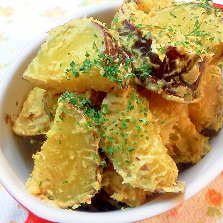 簡単で美味しい さつまいものツナマヨサラダ