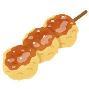 お皿にのった銀紙のついたスイートポテトの無料 フリー イラストかわいい手描きの無料素材「てがきっず」保育園・小学校・介護施設にぴったりのフリー素材 イラスト