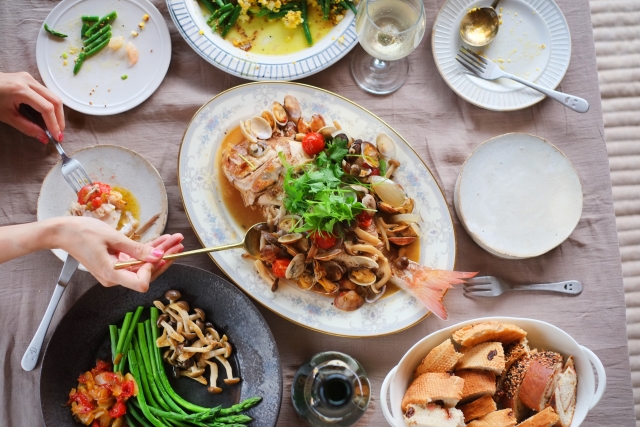 シンプルが一番 鯛の酒蒸し