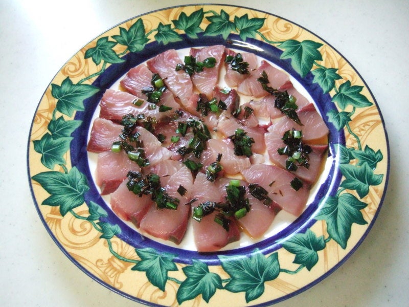 ハマチで♡カルパッチョ